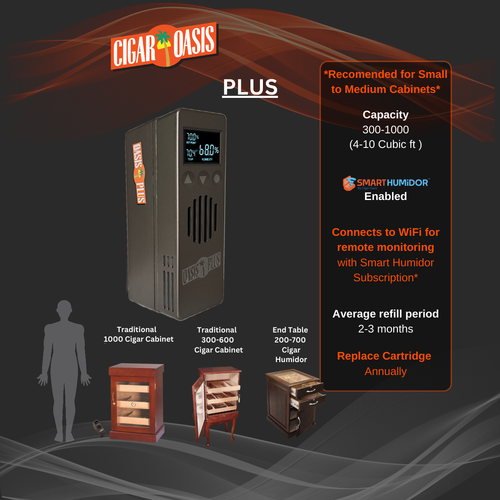 Cigar Oasis Plus 4.0 Electronic Humidifier-Humidor Accessories-Cigar Oasis-Cigar Oasis